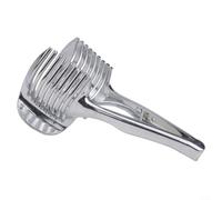 Outil de tranchage de fruits avec coupe-citron, trancheuse de tomate, porte-oignon et pince à fruits portable, conçu pour la stabilité et l'utilisation en cuisine (alliage de zinc)