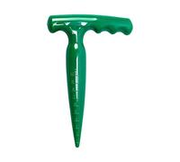 Outil de trancheuse de jardin - Manche long pour creuser des trous de plantation pour faciliter la transplantation et le placement des graines, Conception de pointe pointue Pénétration du sol et