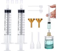 Outil De Transfert De Distributeur Parfum,Seringue Plastique 10ml,Pipette Et Pompe,Entonnoir En Métal Pour Remplissage,Outil Pour Remplir De Echantillon Parfum