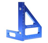 Outil de travail du bois carré compact en alliage d'aluminium portable haute précision pour mesurer 45/90° pour les projets de mesure