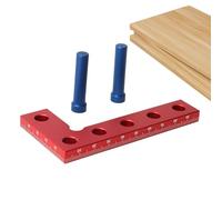 Outil de travail du bois - Centre - Lignes - Outil carré de travail en alliage d'aluminium | Colorfast Lightweight Marking Center Finder, modèle de marquage de précision, machine miniss -outil de