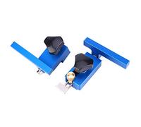 Outil de travail du bois en alliage d'aluminium T stop 30# 45# - Durable résistant, compatible avec les accessoires de rail en T pour menuiseries