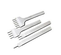 Outil de travail du cuir 3 à 6 mm - Perforatrice pour le travail du cuir - 1/4 burin de trou, gravure, couture - 1/2/4/6 broches