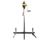Outil de treuil manuel galvanisé de 15 m pour une utilisation en extérieur Dispositif de levage autobloquant pliable pour climatisation et installation de grue robuste