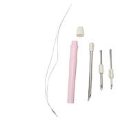 Outil de Tricot de Point, Aiguille de Poinçon 5 Mm 3,5 Mm 2 Mm Réglable, Poignée Confortable, Aiguille de Stylo à Broder, Fournitures de Couture Artisanales, Kit de Tricot,