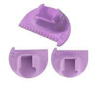 Outil de tricot Edge Lock, règle de matelassage multifonction, appareil de mesure d'aiguille à tricoter 2/3/4 mm, guide de pouce de précision pour les femmes débutantes artisanes à la maison,