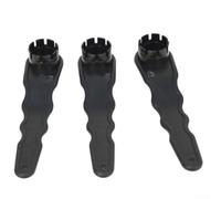 Outil de valve à 8 trous pour bateaux gonflables et paddleboards avec design en spirale et construction en nylon de qualité marine (gris)
