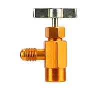 Outil de Valve pour Bouteille de Réfrigérant, Dispositif de Jauge 1/4 SAE, 1/2 ACME TT1214, Haute Précision for Utilisation en Climatisation