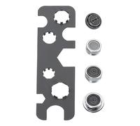 Outil de ventilation de robinet 9 en 1 | Clé de charge en acier inoxydable pour les salaires de ventilation | Waterworksman Janitor Facility Manager Home Washbeer Spray Douche Outil Réparation