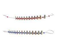 Outil de vérification de la taille des écrous et boulons - 26 écrous et boulons - Jauge d'identification de vis