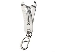 Outil de vérification de la taille du filetage, porte-clés portable pour examen des écrous et boulons, alliage d'aluminium et acier inoxydable, mesure rapide et précise, bricolage et utilisation