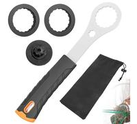Outil de verrouillage central de vélo, clé de pédalier avec sac à cordon de serrage, clé centrale, compatible avec Shimano Hollowtech II/BB9000, BBR60, M8000, clé pour réparation de vélo
