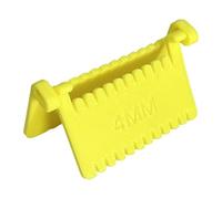 Outil De Verrouillage De De Bord - 1,3 X 2,32 X 0,39 Pouces, Outil De Modèle De Couure De Bord, Jauge De Mesure De Quilting | Règle De À La Main Robuste Pour Débutants, Personnes Âgée