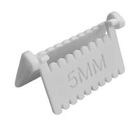 Outil De Verrouillage De De Bord - 1,3 X 2,32 X 0,39 Pouces, Outil De Modèle De Couure De Bord, Jauge De Mesure De Quilting | Règle De À La Main Robuste Pour Débutants, Personnes Âgée