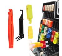 Outil de verrouillage de moto - Outil d'insertion de protection du verre | 4 pièces Extracteur de fusible - Outils d'extraction de fusible, mini outils de remplacement de fusibles, fusible central