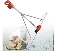 Outil de vibrateur de finition de béton pour chape électrique, outil de finition de chape de surface en béton à lame de 6 000 tr/min de 150 cm avec grattoir et moteur vibrant pour le traitement du