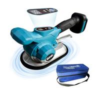 Outil de vibration de carrelage compatible avec la batterie Makita 18 V/21 V, machine de nivellement de vibrateur de carrelage portable sans fil, adsorption de 200 kg avec ventouse de 200 mm,