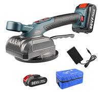 Outil de Vibration de carrelage, Ventouse pour Outil de Pose de Sol électrique Automatique avec Puissance d'aspiration maximale de 100 kg de carrelage et carrelage (Taille : 2 Batteries) (1