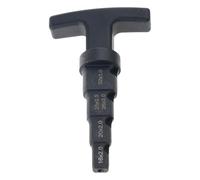 Outil d'ébavurage chanfrein intérieur 4 en 1 à cliquet multicouche avec alésoir d'étalonnage de rotation pour chanfreinage de tuyaux en aluminium de 16 à 32 mm