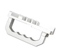 Outil d'ébavurage de tuyaux ergonomique, argenté | Construction robuste en aluminium avec un maintien sûr pour des connexions lisses de tuyaux et des bords propres pour le