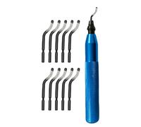 Outil d'ébavurage en métal - Poignée confortable Kit d'outils en acier haute performance | Correction professionnelle des bords Conduite en cuivre Résine Métal Bricolage Pour débutants, travaux de