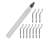 Outil d'ébavurage manuel avec manche ergonomique - Outil d'ébavurage 3D avec 10 tondeuses haute vitesse pour PVC, laiton, aluminium, métal, résine et cuivre