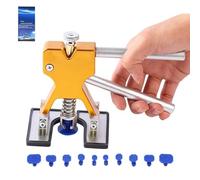 Outil DéBosselage Sans Peinture Kit Kit d'extraction de bosses en plastique sans peinture for carrosserie de voiture, outils de réparation for l'élimination des fosses de grêle, atelier automobile, ve