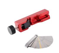 Outil d'écartement de bougie-engrenage d'entretien de moteur, écarteur de bougie d'allumage pour automobile, jauge d'écart de précision, outil d'allumage universel avec jauge d'épaisseur intégrée, dis