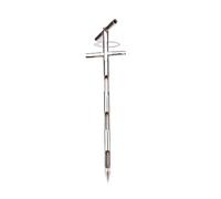 Outil d'échantillonnage de grain en acier inoxydable durable à 3 zones de test et sonde de collecte de poudre pour une analyse précise des grains