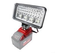 Outil d'éclairage LED portable avec clip compatible avec batteries au lithium 18 V Parfait pour diverses tâches (12,7 cm)