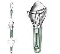 Outil découpeur et trancheur de pastèque - Gadgets de cuisine manuels dentelés,Coupe-fruits Tranche-mangue et Dénoyauteur,pour Avocats Kiwis Cantaloups Salades Cuisines Restaurants Campings Pique-