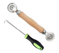 Outil D'écran De Fenêtre Portable Outil À Rouleau Spline Avec Crochet De Retrait Double Roue Double Facile Utiliser Pour Installer/Remplacer La Fenêtre