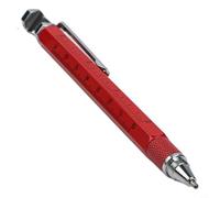 Outil d'écriture en alliage avec étrier et règle, essentiel pour le dessin et la mesure dans divers scénarios (rouge)