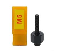 Outil d'écrou à rivets manuels en acier avec tête de mandrin à changement rapide pour installation d'inserts filetés M3 M5 M6 M8 M10 (M5)