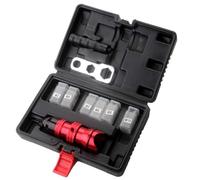 Outil d'écrou de rivet pour M3-M10 avec adaptateur de perceuse électrique, kit de riveteuse en alliage d'acier avec tige hexagonale pour décoration de la maison et installation intérieure, comprend 6