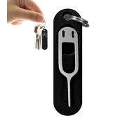 Outil d'éjection - Kit de retrait de carte universel - Goupille d'ouverture de plateau - Fonction de protection en silicone - Accès rapide à la fente pour smartphones, tablettes, réparations, voyage