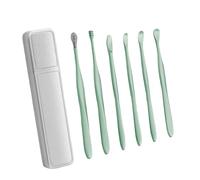 Outil d'élimination de la cire d'oreille - 6x réutilisable Scoop de nettoyage de l'oreille en acier inoxydable, nettoyant de curette oreilles indolores, kit de dissolvant de lames d'oreille sûre |
