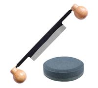 Outil d'élimination des écorces, outil de rasage,Outil d'écorçage à double poignée pour enlever l'écorce, grattoir à bois - Outil de travail du bois pour l'élimination de l'écorce droite, pour la mais