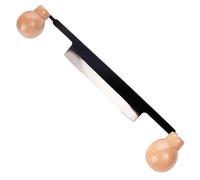 Outil d'élimination des écorces, Outil de Rasage - Outil d'écorçage à Double poignée pour enlever l'écorce - Outil de Travail du Bois grattoir à tirage Droit pour Le Jardin, l'extérieur et la Maison