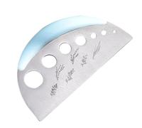 Outil d'élimination des épines de roses - 7 trous - Outil de coupe 2 en 1 en acier inoxydable - Outil de coupe de jardin - Hachoir à herbes pour cuisiniers, femmes, hommes, chou frisé, romarin