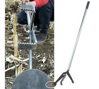 Outil d'élimination des Racines à Long Manche, extracteur de Mauvaises Herbes Robuste pour Les Cultures de maïs/Tabac/Coton, élimination sans Effort sans Flexion