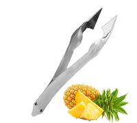 Outil d'élimination des yeux d'ananas - Outil de retrait des fruits, pince à épiler d'ananas, coupe-yeux d'ananas | Dissolvant de voix Strawberry Huller, clip d'ananas en acier inoxydable pour enlever