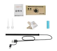 Outil D'élimination Du Cérumen 3 En 1 Otoscope Usb Caméra Intra Auriculaire Nettoyage De L'oreille Endoscope Cuillère Visuelle 5.5mm