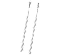 Outil d'élimination du cérumen à ressort, en acier inoxydable, spirale, ensemble d'outils de nettoyage du cérumen, outils de soins des oreilles, 2 pièces