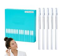 Outil d'élimination du cérumen - Nettoyant auriculaire collant réutilisable de 24 pièces, pointe souple adhésive sûre, colle synthétique en résine PET, transparente | Hygiène quotidienne après la