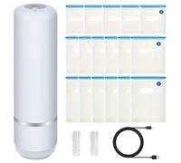 Outil d'emballage pour vide, appareil de scellage frais, sac à main portable, mini conservateur compact Airtight Storage Tool with Reusable Bags for Home Family Students Adults Kitchen Shop Use