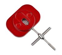 Outil Démontage Rouet Pêche Axe Long Court Aluminium(Red)