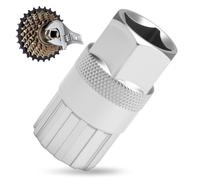 Outil Démonte-Cassette Vélo, Compatible Shimano, Sun Race, 5-11 Vitesses, Démonte-Cassette, Retrait Frein à Roue Libre, Acier Carbone, Outil de Réparation Vélo