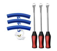 Outil démonte-pneu avec 3 protections de jante - Kit d'outils - Levier de pneu et cuillère pour moto et vélo