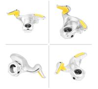 Outil Démonte Pneu - OMABETA - Tête Canard 30mm - Acier Inoxydable - Universel - Argent Jaune